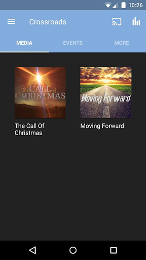 Android application Crossroads Ministries screenshort