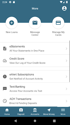 Android application Ontario Public Employees FCU screenshort