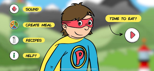 Android application POOW The Food Hero screenshort