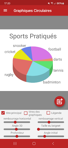 Graphiques Circulaires Pro Screenshot 2