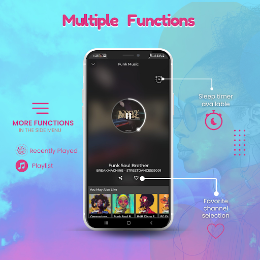Screenshot of Funk Music App