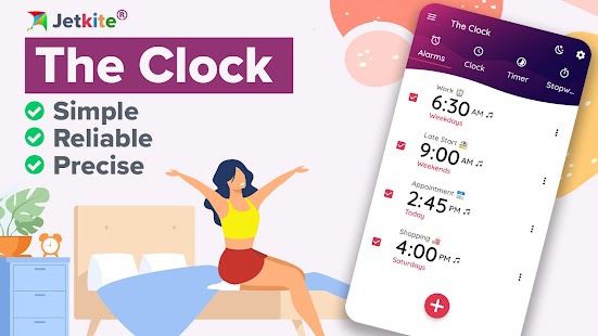 The Clock: Alarm Clock & Timer لقطة شاشة