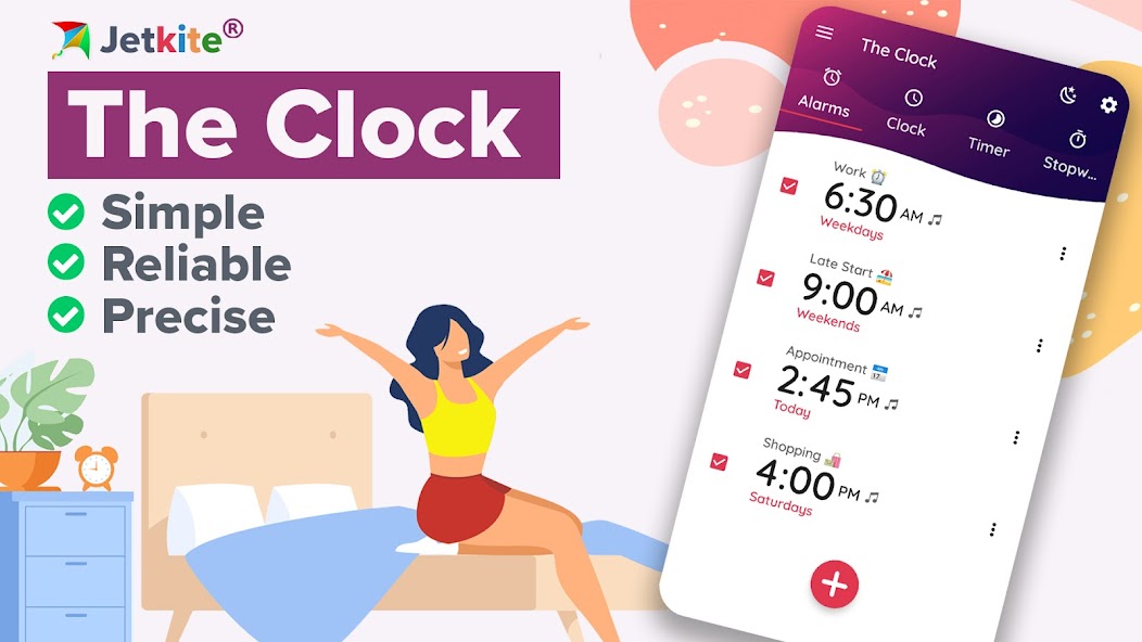 The Clock: Alarm Clock & Timer 8.9.15 APK + Mod (Unlocked / Premium) for Android