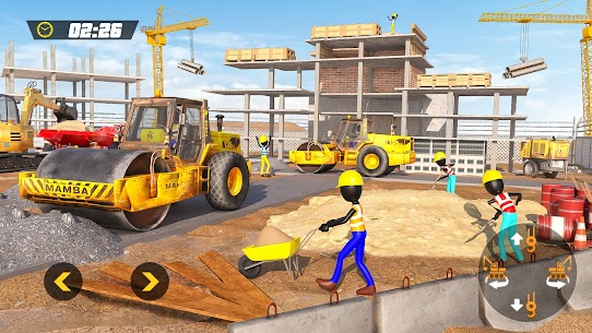 Stickman City Construction v5.0 Mod Apk (Unlimited Money/Unlock) Free For Android 2
