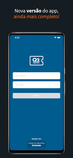 Android application Q2 Comissario screenshort