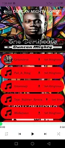 DUNCAN MIGHTY ALL SONGS