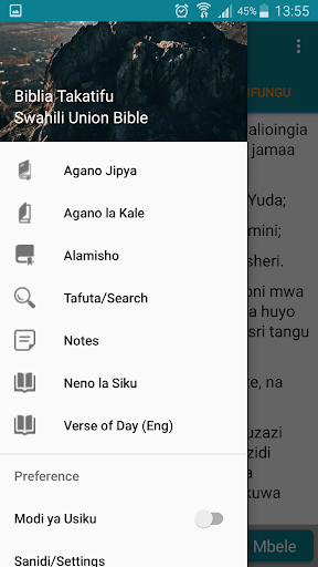 Biblia Takatifu, Swahili Bible (Kiswahili)  APK screenshots 1
