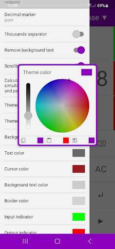 Screenshot of Percentage Calculator Pro