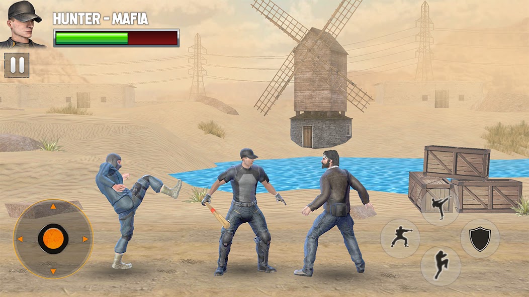 Real Fighting Hero Action Game 1.2 APK + Мод (Unlimited money) за Android