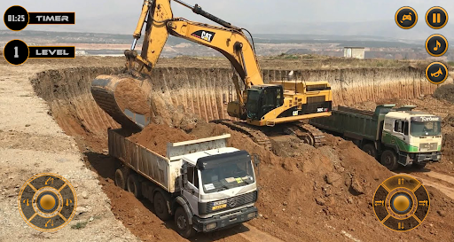 Android application Real Excavator Simulator Games screenshort