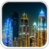Dubai Night Live Wallpaper! icon