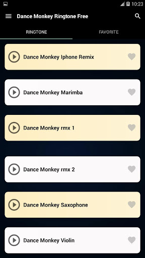 Dance Monkey Ringtone Screen 2