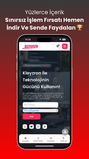 Android application Kleyzron screenshort