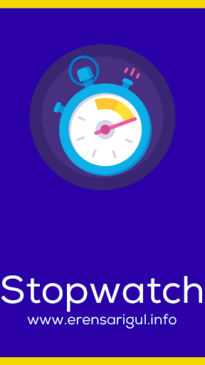 Android application Simple Stopwatch screenshort