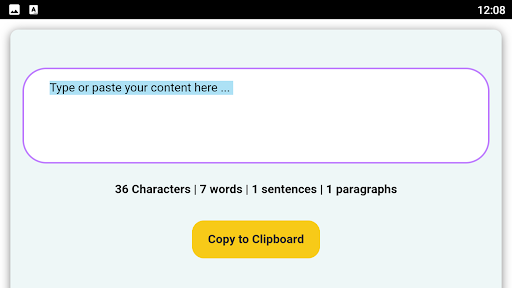 Character Counter Screen 3