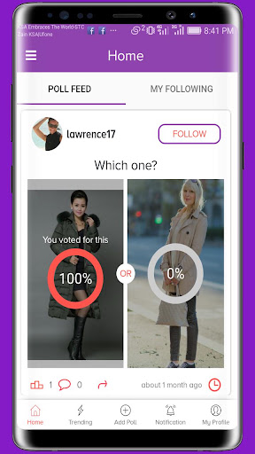 FaceVote - Social Media Voting App