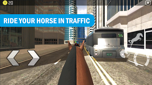 Horse Riding in Traffic androidhappy screenshots 2