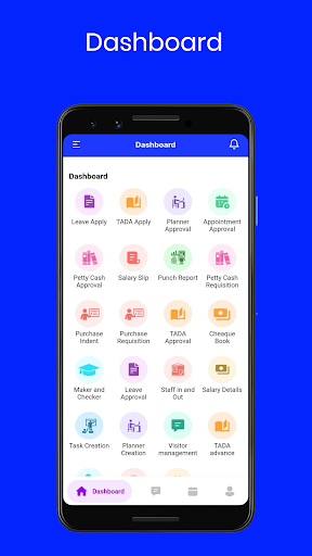 Android application Vaps Management System screenshort