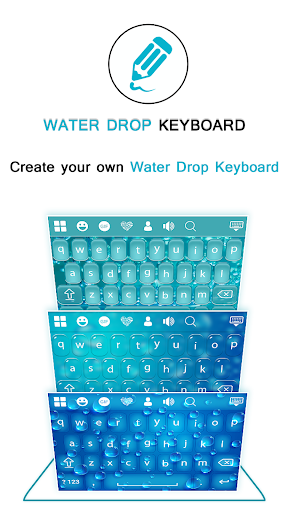 Water Drop Keyboard Screen 2