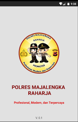 Android application E-PMR Polres Majalengka Raharj screenshort