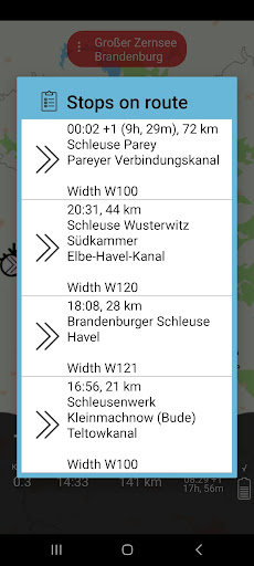 Android application NavKid Nautical Maps Europe screenshort