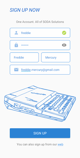 SodaChat Safe of Data App Screen 2