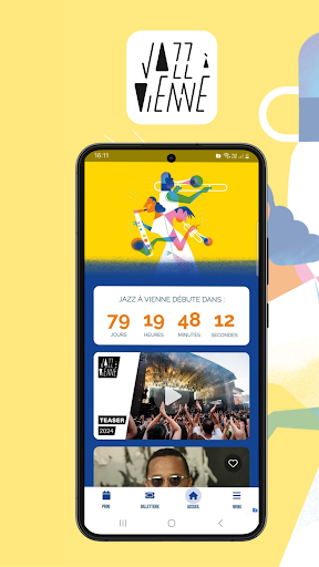 Android application Jazz à Vienne screenshort