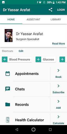 Dr.Yassar Arafat Screen 2