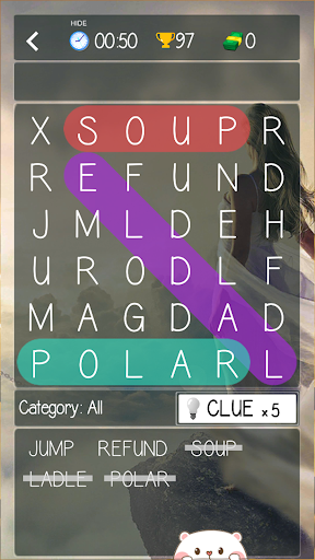 Android application English Word Search screenshort