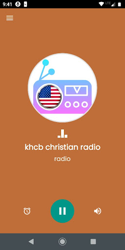Android application khcb christian radio screenshort