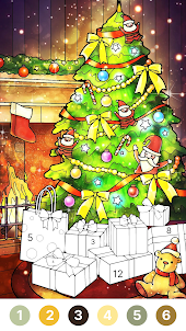 Christmas Color by Number Game