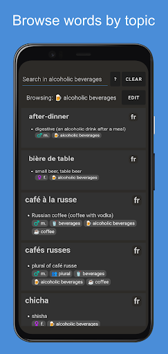 Metropolitan French Dictionary