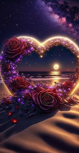 Android application Romantic Flowers Images screenshort