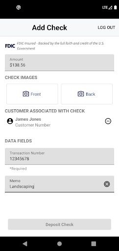 CLB&T Business Mobile Deposit Screenshot 3 - AppWisp.com