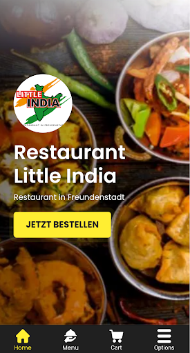 Android application Restaurant Little India screenshort