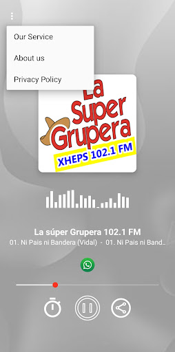 La súper Grupera 102.1 FM Screen 2