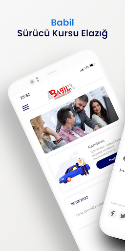 Android application Babil Sürücü Kursu Elazığ screenshort