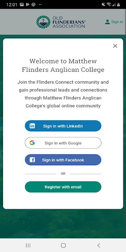OFA Connect Screen 3
