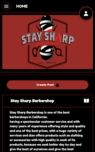 Stay Sharp Barbershop Screen 2