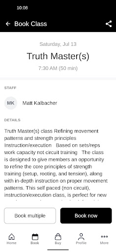 Truth Training Screen 3