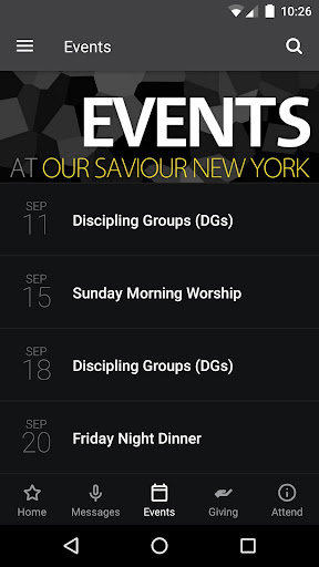 Our Saviour New York Screen 3