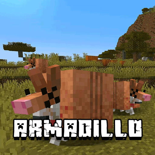 MCPE Armadillo Mobs Modpack logo