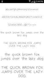 Fonts for FlipFont