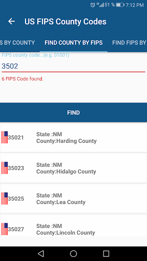 USA FIPS County Code Screen 3