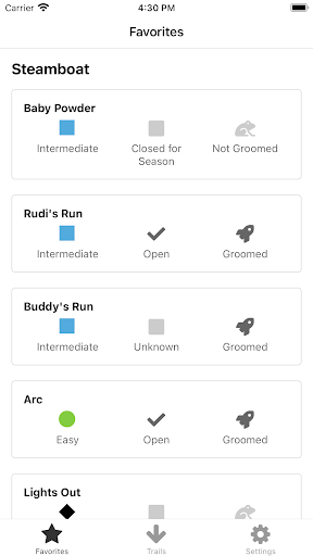 Corduroy: Ski and Snowboard Screen 3