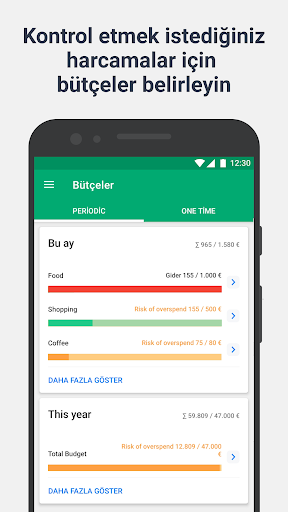 Wallet - Bütçe İzleyici ekran görüntüsü