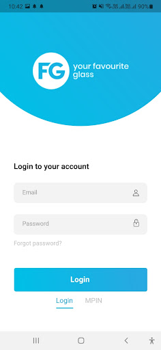 Android application FG glassPRO screenshort
