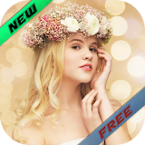 Hairdressing Flower Crown icon