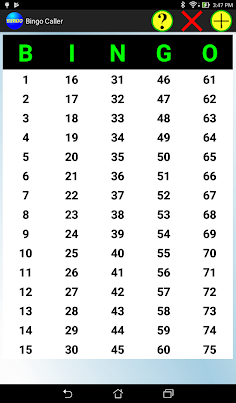 Bingo Caller - Screenshot 3