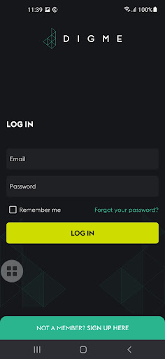 Android application Digme screenshort